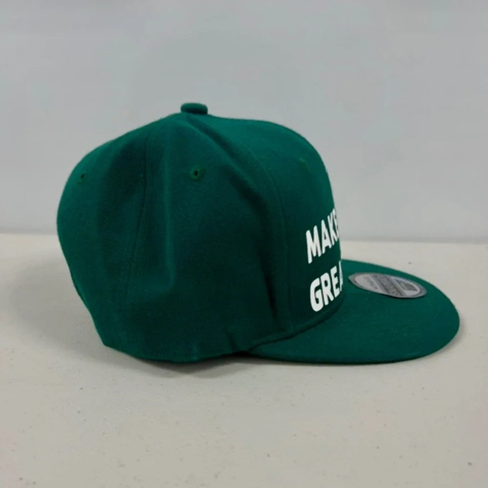 Kipa Make Earth Great Again Snapback Hat Green Adjustable Premium Headwear NEW